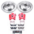PowerStop Z23 Daily Driver Carbon-Fiber Ceramic Pads Drilled & Slotted Rotor & C