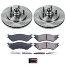 PowerStop OE Stock Replacement Low-Dust Ceramic Brake Pad and Rotor Kit