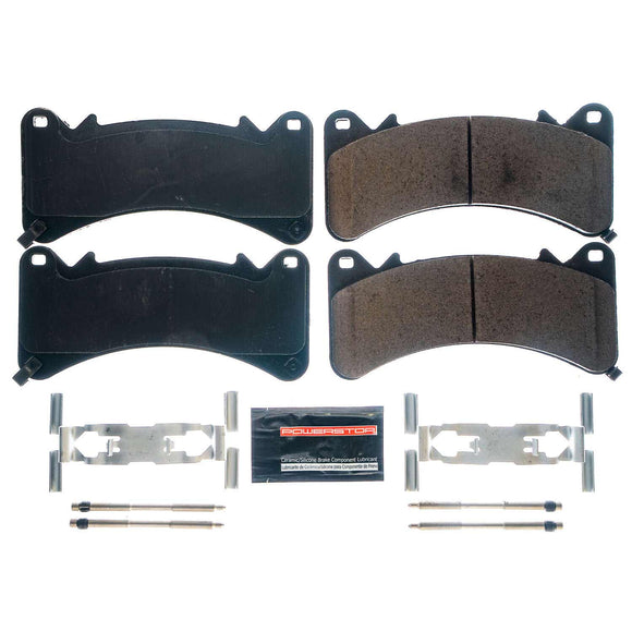 PowerStop Z23 Evolution Sport Carbon-Fiber Brake Pads With Hardware