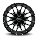 20x12 Hardrock Commander Gloss Black Milled 5x127/139.7 ET-51 wheel/rim-1