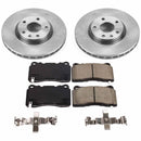 PowerStop OE Stock Replacement Low-Dust Ceramic Brake Pad and Rotor Kit