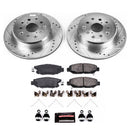 PowerStop Z23 Daily Driver Carbon-Fiber Ceramic Brake Pad and Drilled & Slotted