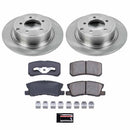 PowerStop OE Stock Replacement Low-Dust Ceramic Brake Pad and Rotor Kit