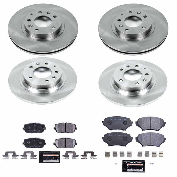 PowerStop Track Day Spec High-Performance Brake Pad and Rotor Kit