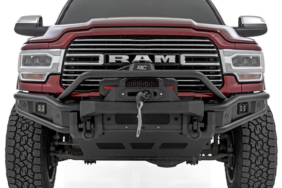 Rough Country Front Bumper - Tubular -Winch Mount