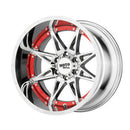 17X9 Moto Metal MO993 HYDRA Chrome 8X165.1 ET-12 wheel/rim-2
