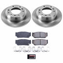 PowerStop OE Stock Replacement Low-Dust Ceramic Brake Pad and Rotor Kit