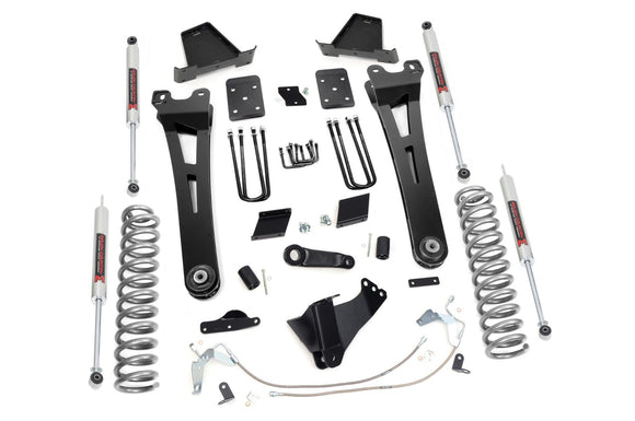Rough Country 6" Lift Kit Radius Arm For Ford Super Duty 15-16