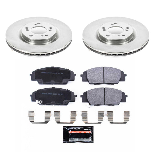 PowerStop Track Day Spec High-Performance Brake Pad and Rotor Kit
