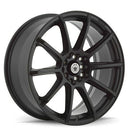15x6.5 Konig Control Matte Black 5x100 5x114.3 5x4.5 ET40 Wheel Rim