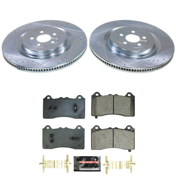 Z23 Daily Driver Carbon-Fiber Ceramic Brake Pad and Drilled & Slotted Rotor Kit