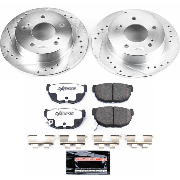 PowerStop Z26 Street Performance Ceramic Brake Pad and Drilled & Slotted Rotor K