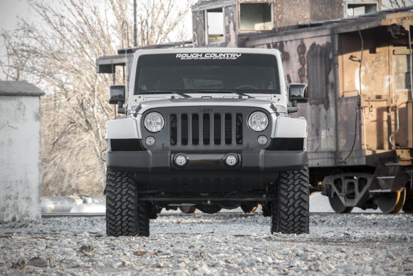 Rough Country 2.5 Inch Lift Kit for Jeep Wrangler Unlimited 07-18