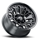 20x9 Vision 362 Armor Gloss Black - Milled Wheel 6x139.7 ET12 CB78.1