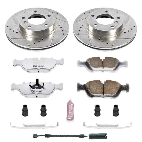 PowerStop Z26 Street Performance Ceramic Brake Pad and Drilled & Slotted Rotor K