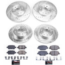PowerStop Z23 Daily Driver Carbon-Fiber Ceramic Brake Pad and Drilled & Slotted
