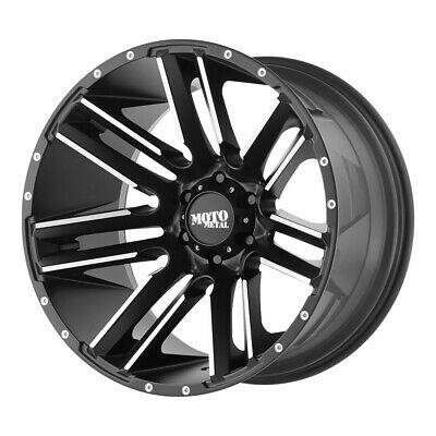 20X9 Moto Metal MO978 RAZOR Satin Black Machined 8X180 ET18 wheel/rim