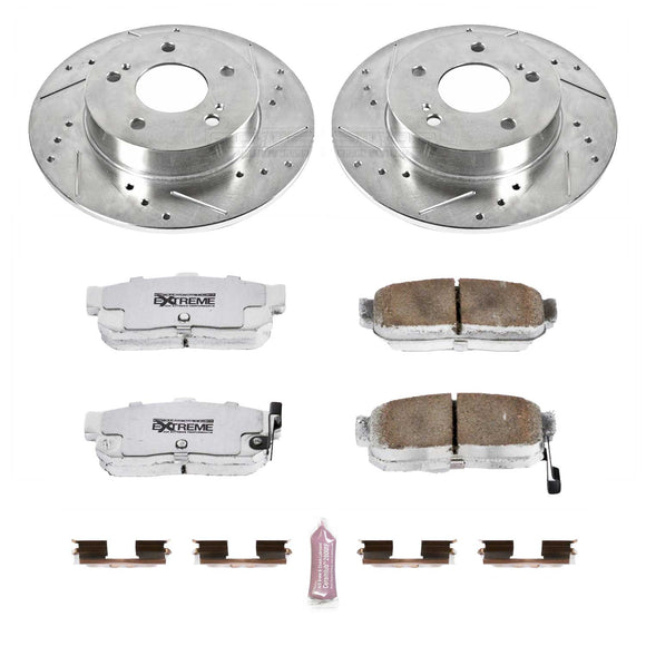 PowerStop Z26 Street Performance Ceramic Brake Pad and Drilled & Slotted Rotor K