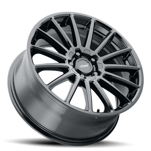17x7.5 Voxx Casina Gloss Black 5x115/120 ET20 wheel/rim
