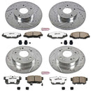 PowerStop Z26 Street Performance Ceramic Brake Pad and Drilled & Slotted Rotor K