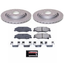 PowerStop Genuine Geomet Coated Rotor and Low-Dust Ceramic Brake Pad Kit