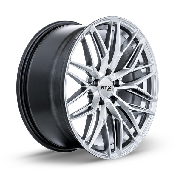 18x8.5 RTX SW20 Silver with Machined Face 5x112 ET45 wheel/rim