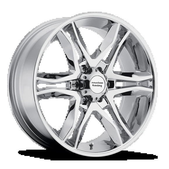 17x8 American Racing Mainline Chrome Wheel/Rim 6x139.7 17-8 6-139.7 ET25
