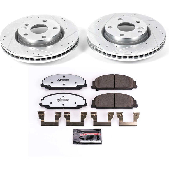 PowerStop Z26 Street Performance Ceramic Brake Pad and Drilled & Slotted Rotor K