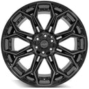 4Play Gen3 4P83 20x9 Black Brushed Face Tinted Wheel 5x127 ET0 CB87.1