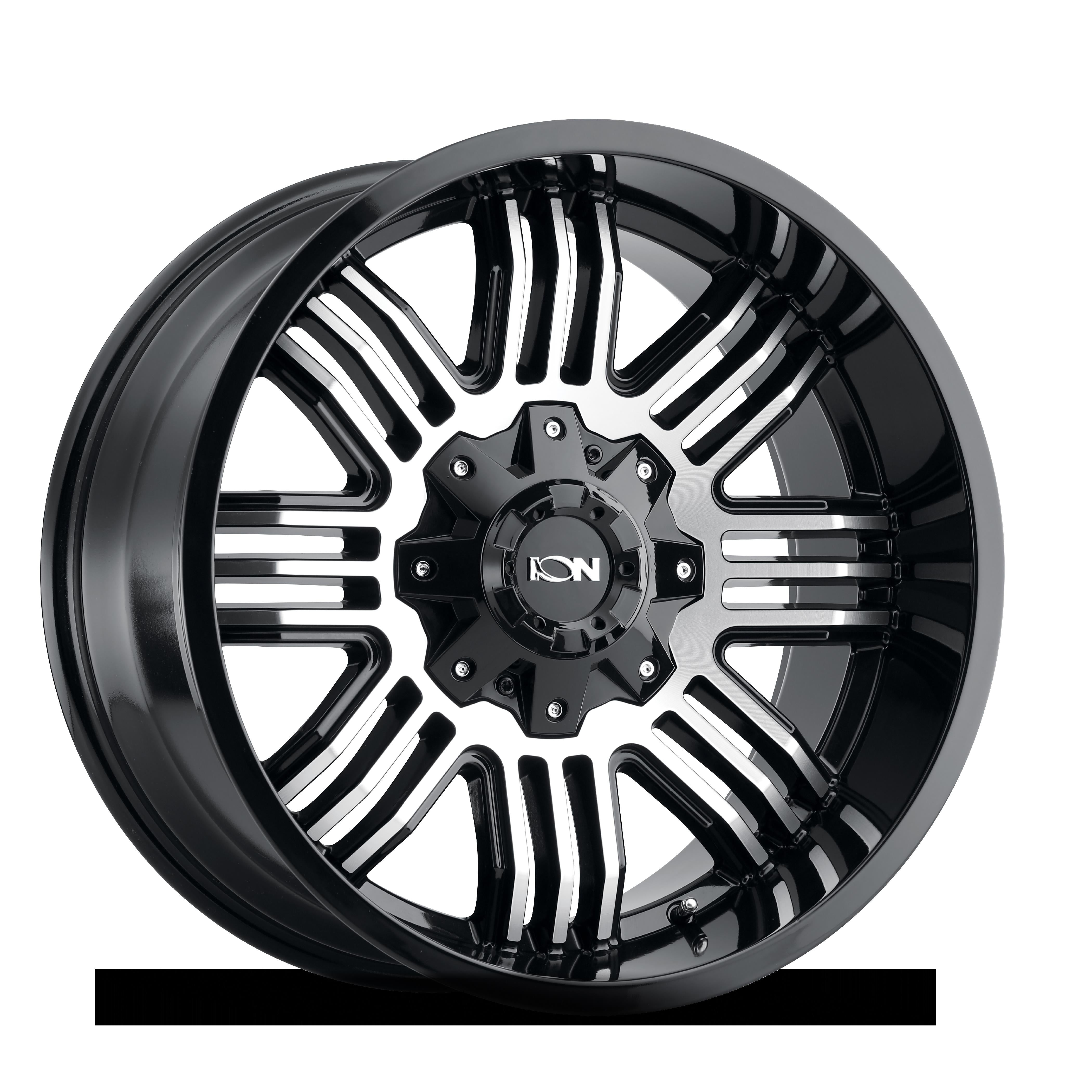 17x9 ION 144 Black/Machined 6x135/139.7 ET-12 wheel/rim