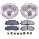 PowerStop OE Stock Replacement Low-Dust Ceramic Brake Pad and Rotor Kit