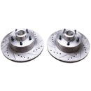 PowerStop Evolution Drilled And Slotted Rotors Pair Front For Plymouth GTX