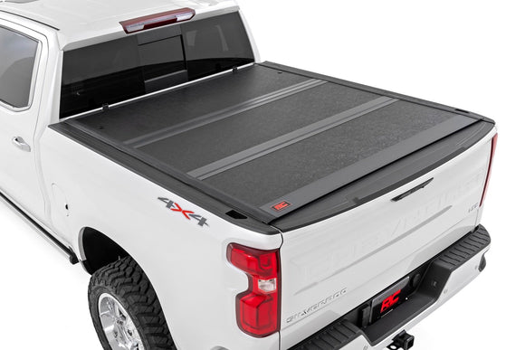 Rough Country Hard Low Profile Bed Cover For 6'7" Bed Chevy GMC 1500 19-24
