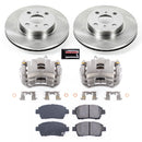 PowerStop OE Stock Replacement Low-Dust Ceramic Brake Pad, Rotor and Caliper Kit