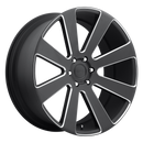 22X9.5 Dub 8-Ball Matte Black Milled 6x139.7 S187229577+20