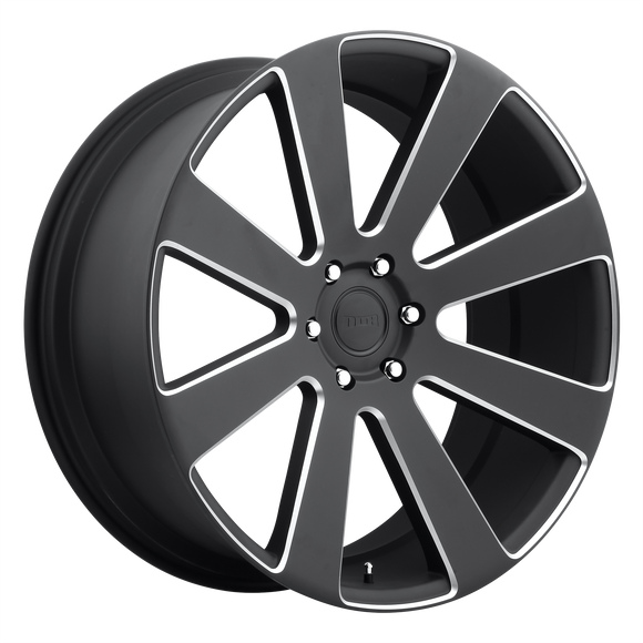 22X9.5 Dub 8-Ball Matte Black Milled 6x139.7 S187229577+20