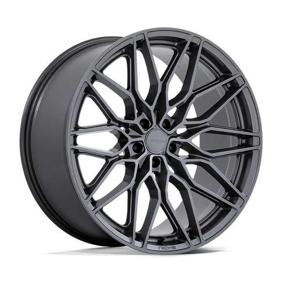 22X10.5 Niche NC277 Calabria 5 Matte Gunmetal 5x115 ET18 Wheel Rim