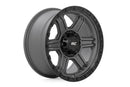 17x8.5 Rough Country 79 Series Gunmetal Gray 6x5.5 ET0 Wheel Rim