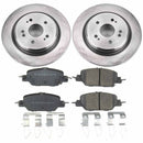 PowerStop OE Stock Replacement Low-Dust Ceramic Brake Pad and Rotor Kit