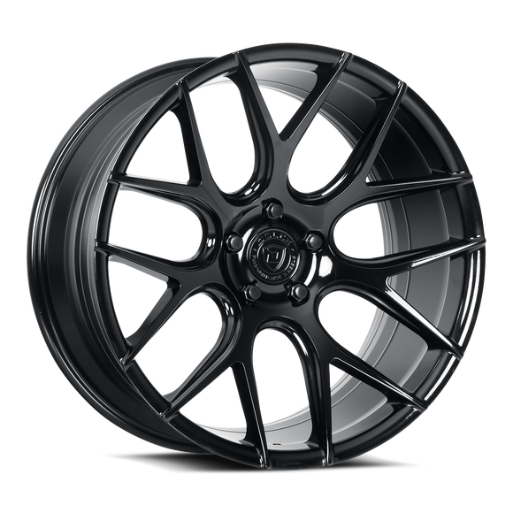 18x8.5 Dolce Performance MONZA Gloss Black Wheel 5x112 ET35 CB66.56