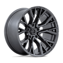 20x10 Fuel Off-Road D848 Rebar Gray 5x127 ET-18 CB71.5 Wheel Rim