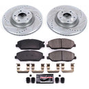 PowerStop Z23 Daily Driver Carbon-Fiber Ceramic Brake Pad and Drilled & Slotted