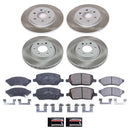 PowerStop Semi-Coated Rotor and Low-Dust Ceramic Brake Pad Kit