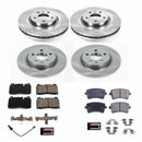 PowerStop OE Stock Replacement Low-Dust Ceramic Brake Pad and Rotor Kit