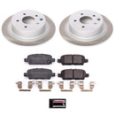 PowerStop Semi-Coated Rotor and Low-Dust Ceramic Brake Pad Kit