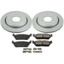 PowerStop Genuine Geomet Coated Rotor and Low-Dust Ceramic Brake Pad Kit