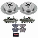 PowerStop OE Stock Replacement Low-Dust Ceramic Brake Pad, Rotor and Caliper Kit