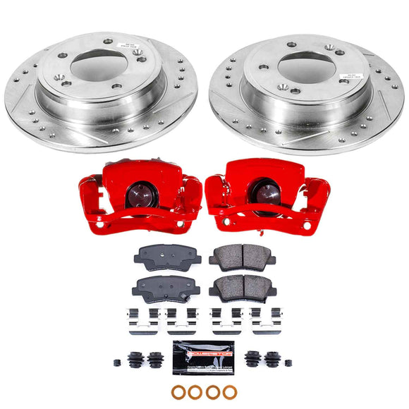 Z23 Daily Driver Carbon-Fiber Ceramic Pads Drilled & Slotted Rotor & Caliper Kit