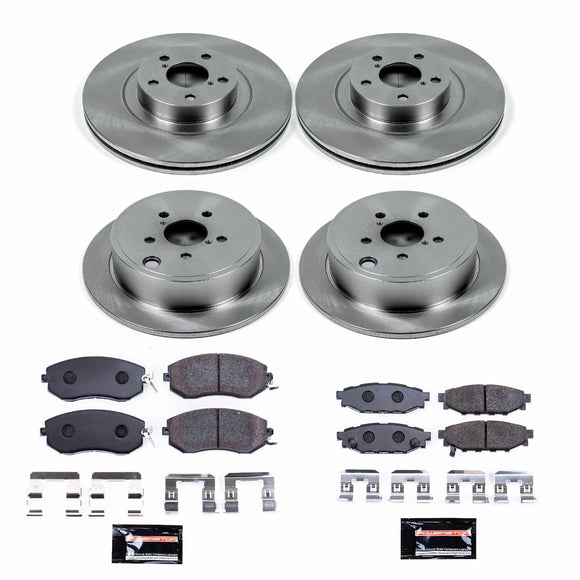 PowerStop Track Day High-Performance Brake Pad and Rotor Kit