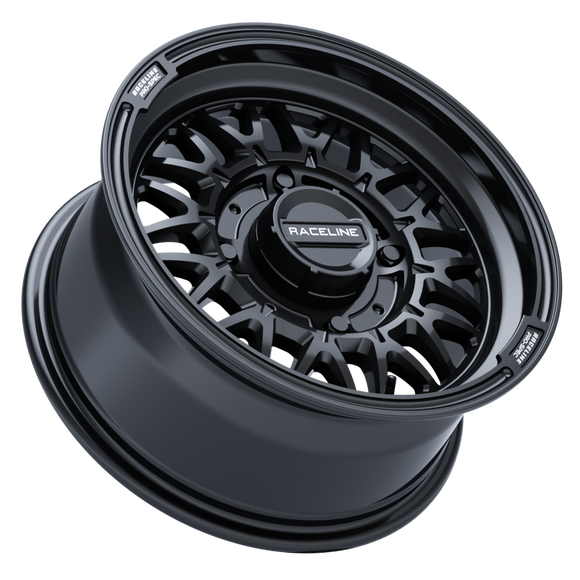 15x10 Raceline A13B Omega Gloss Black 4x156 ET0 CB132.5 Wheel